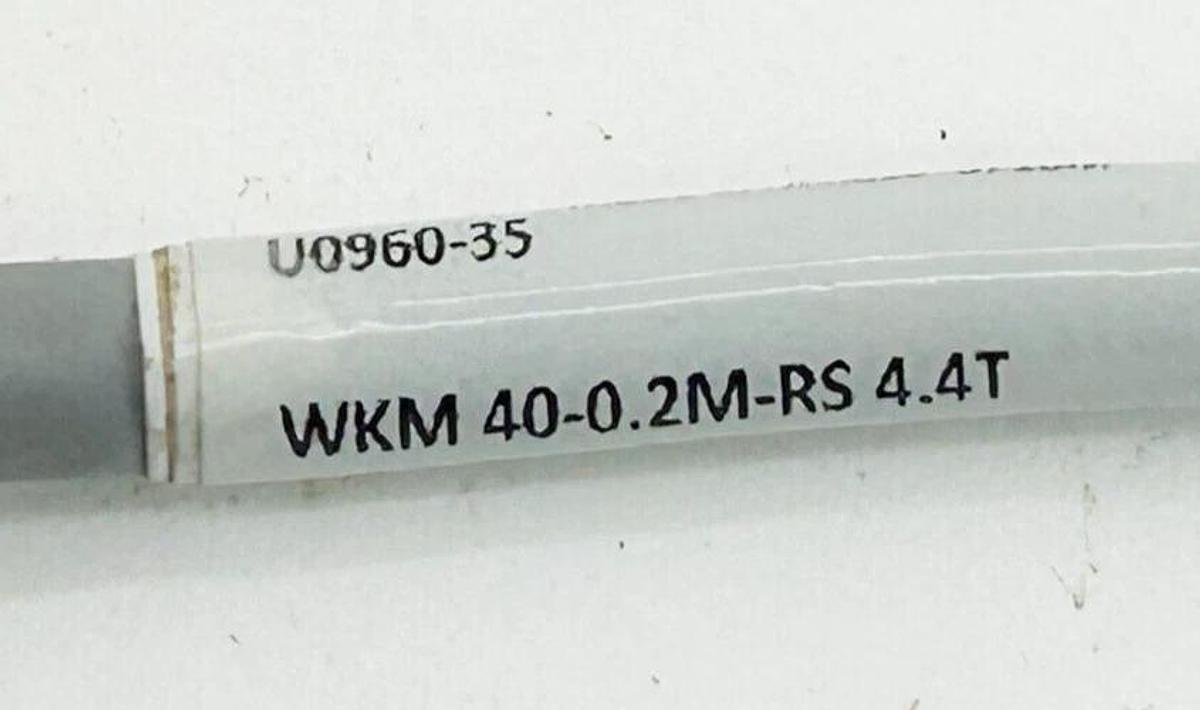 New Turck WKM 40-0.2M-RS 4.4T Hybrid Cordset U0960-35