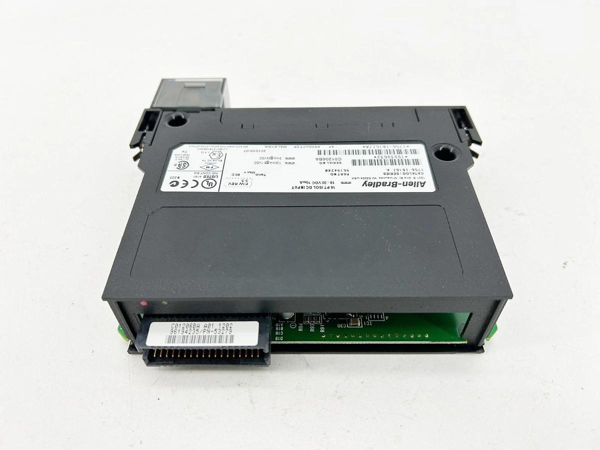 Used Allen Bradley 1756-IB16I ControlLogix 16PT ISOL DC INPUT 10-30VDC 10mA