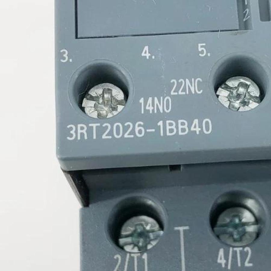 New Siemens 3RT2026-1BB40 Power Contactor 25A 400VAC 24VDC Coil - No Box