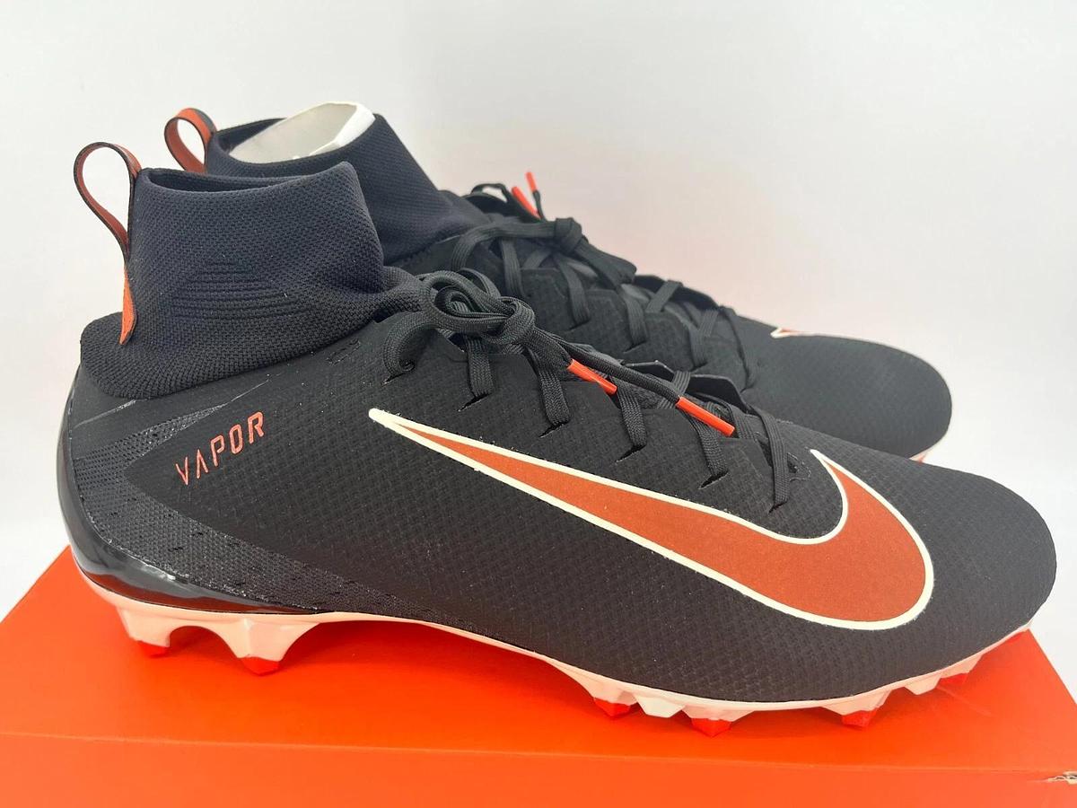 Nike Vapor Untouchable Pro 3 SMU P Black/Orange Size 16 OSU Beavers Cleats
