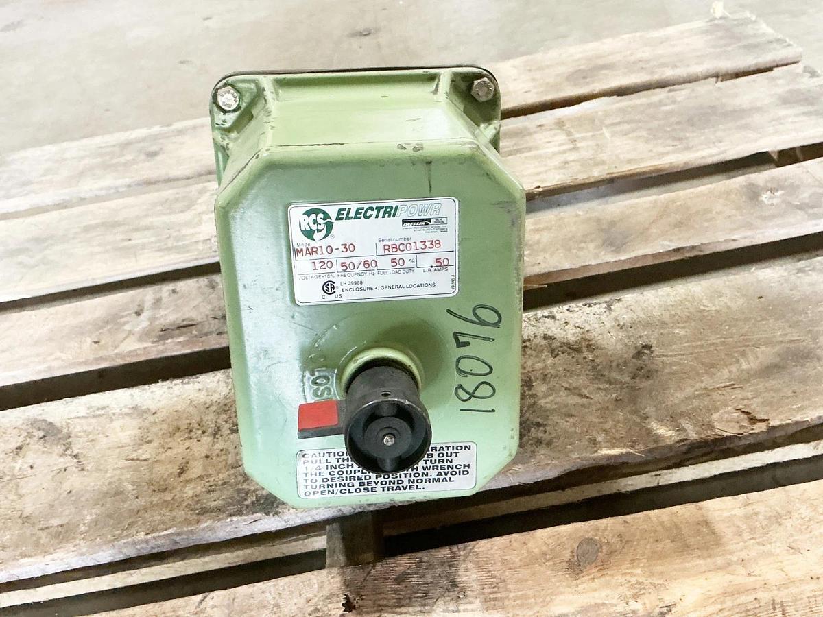 New Dresser RCS Electripower MAR10-30 Valve Actuator 120V 50/60Hz .50A 1-1/4"