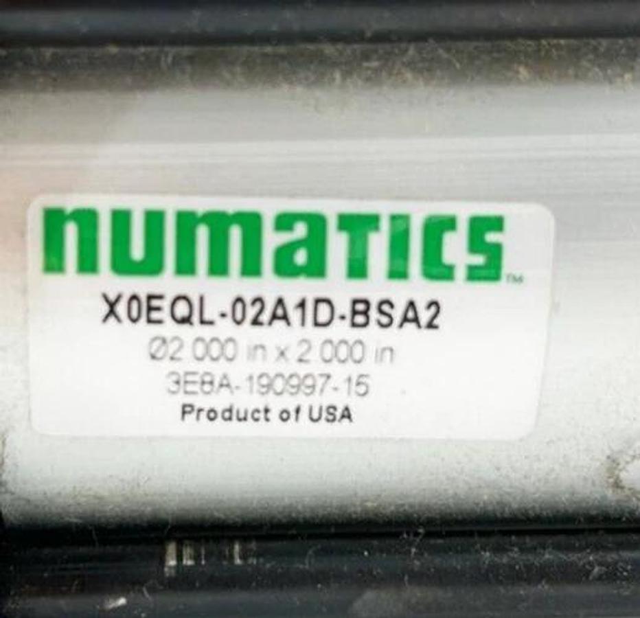 New Numatics X0EQL-02A1D-BSA2 Pneumatic Cylinder 3E8A0190997-15 2"x2"