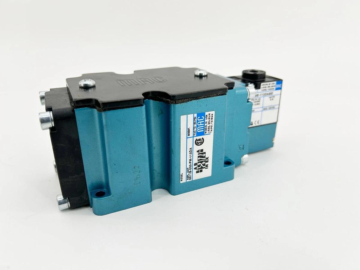 New MAC Valves 6511B-000-PM-112DA Solenoid Valve 6500 Series 120Vac 50/60Hz