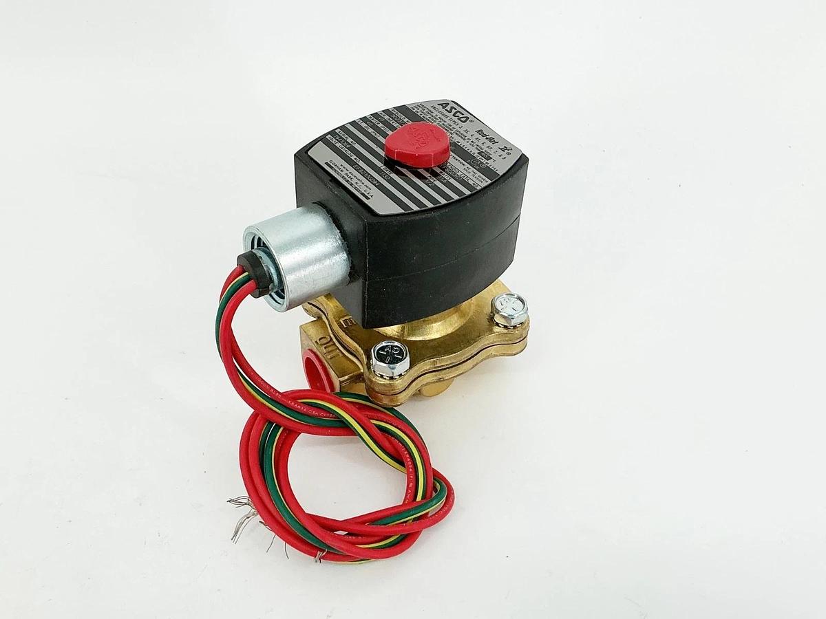 New Asco EF8210G094 24VDC Solenoid Valve 40PSI 1/2" Pipe 11.6W - No Box