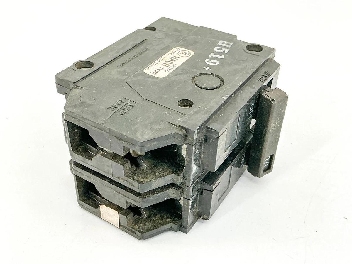 Used Lot of 2 General Electric THQL2130 Circuit Breaker 30A 240V 2P Type HACR