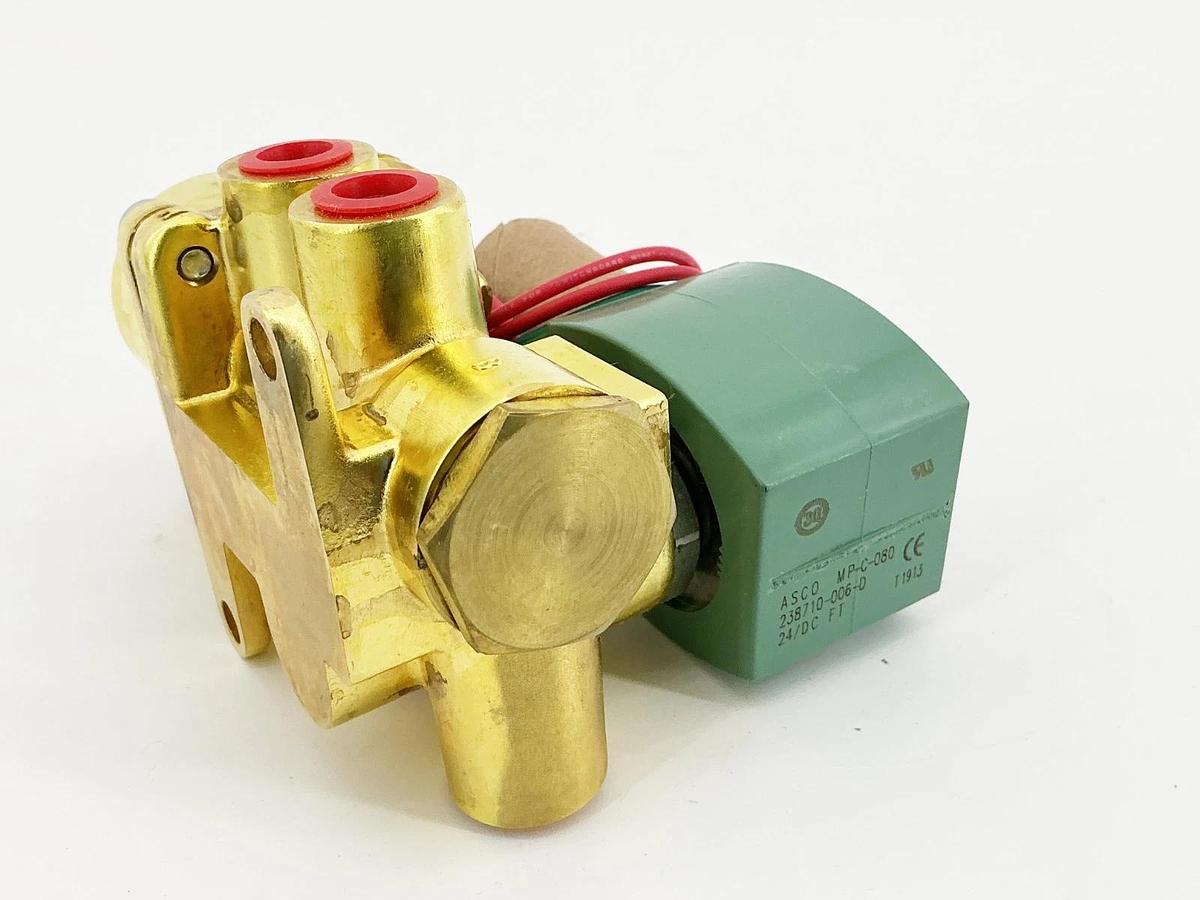 New Asco 8344G070 24VDC Solenoid Valve 10-125PSI 1/4" Pipe 11.6W