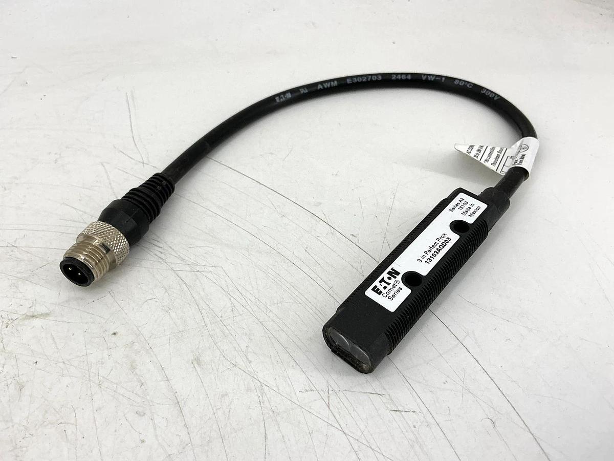 New Eaton 13103AQD03 Ser A2 Photoelectric Sensor 4P 9inch Prox 20-264VAC -No Box