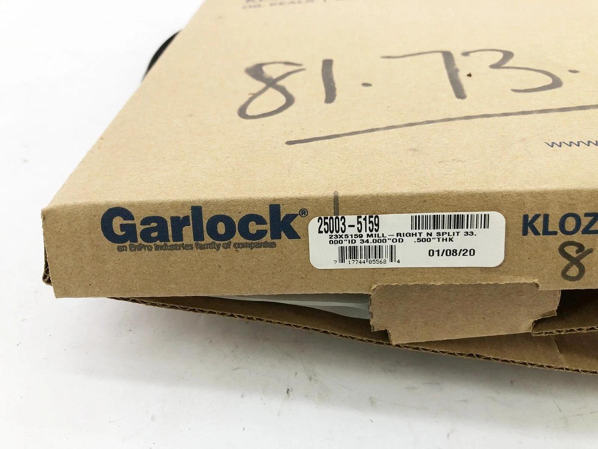 New Garlock 25003-5159 23X5159 Oil Seal Split 33" Shaft 34" Bore 0.5" Width