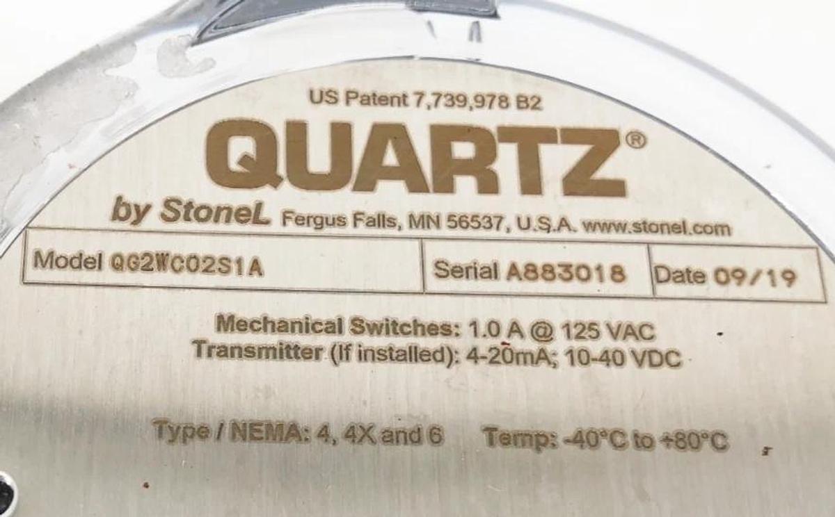 New StoneL QG2WC02S1A Limit Switch 1A 125VAC 4-20mA 10-40VDC - No Box