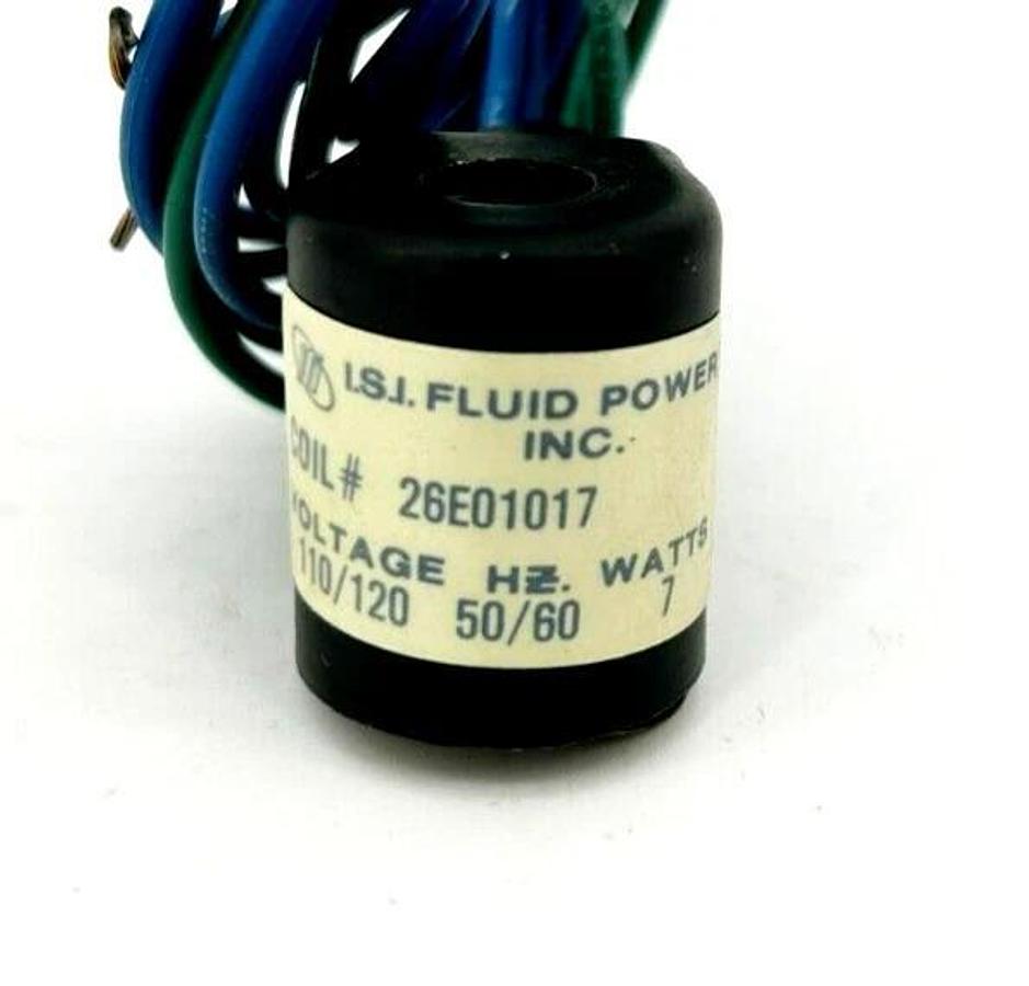 New ISI 26E01017 Solenoid Valve Coil, 110/120V