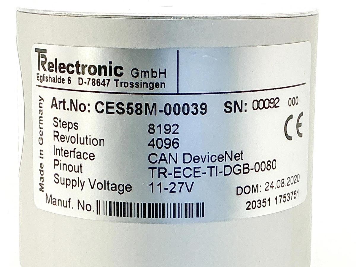 New Relectronic CES58M-00039 Rotary Encoder 11-27V