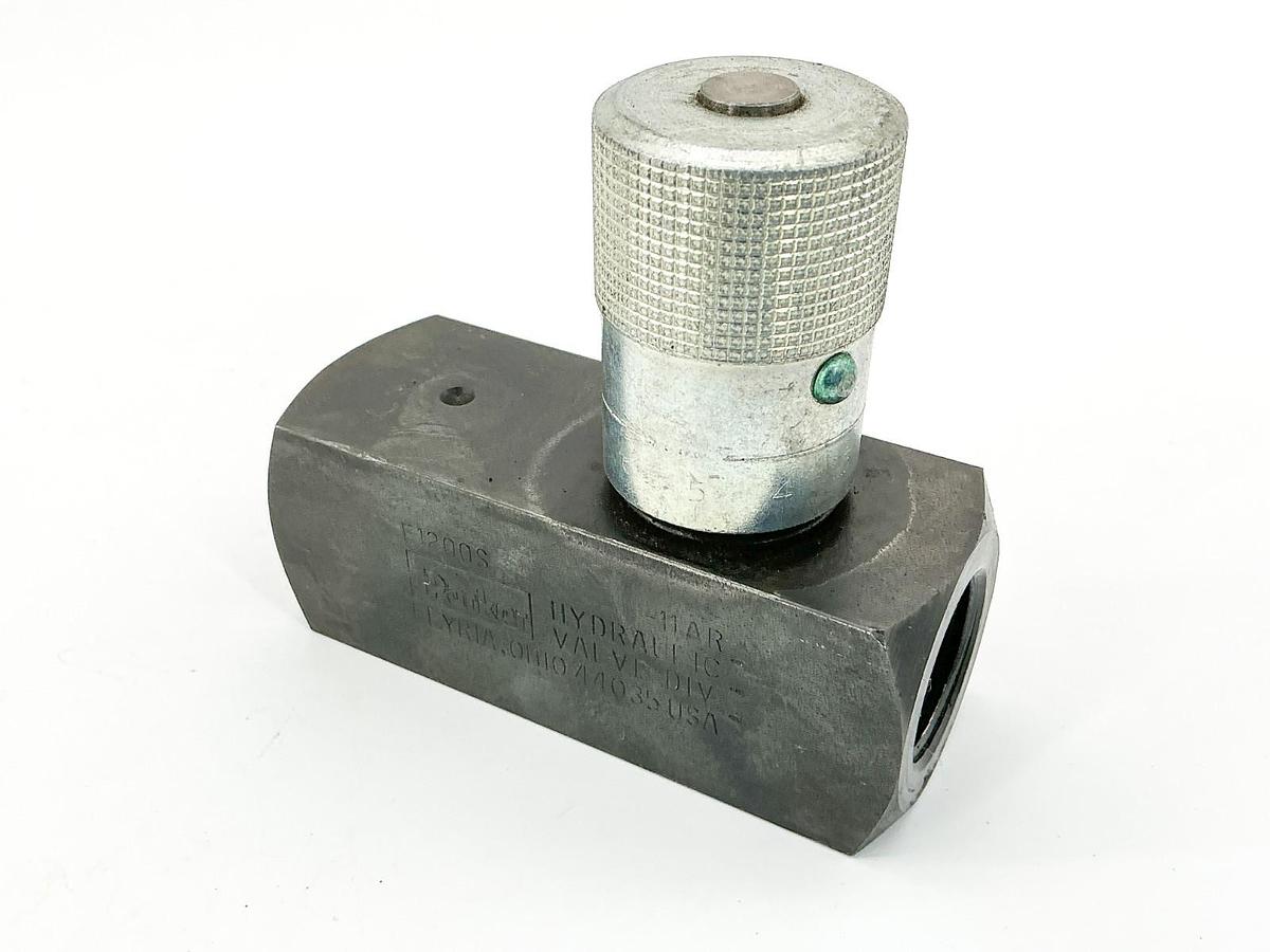 Used Parker F1200S Flow Control Valve 3000PSI 207Bar