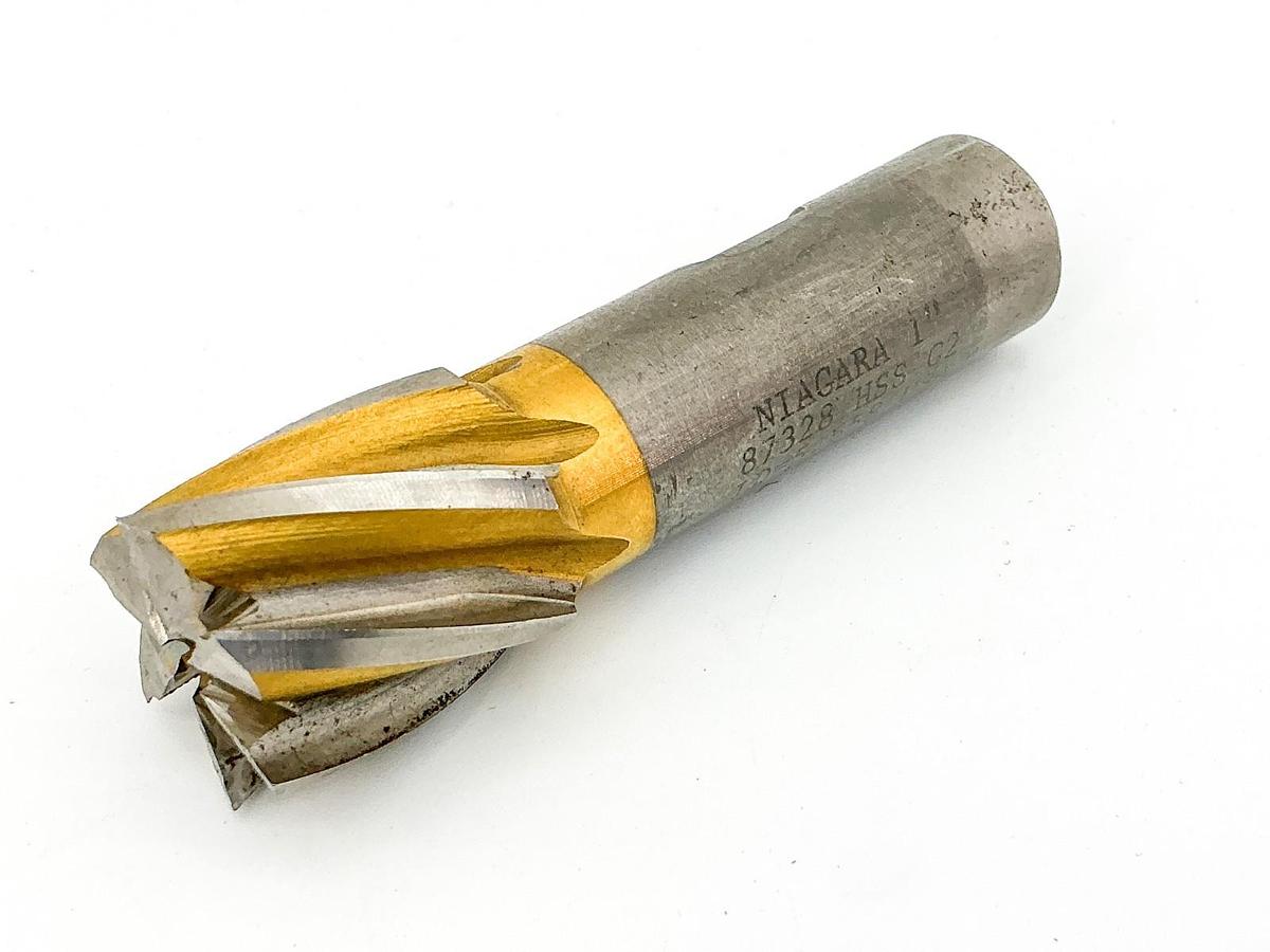 New Niagara Cutter 1" End Mill Cutting Bit 87328 GSS GZ LD=5.658 - No Box