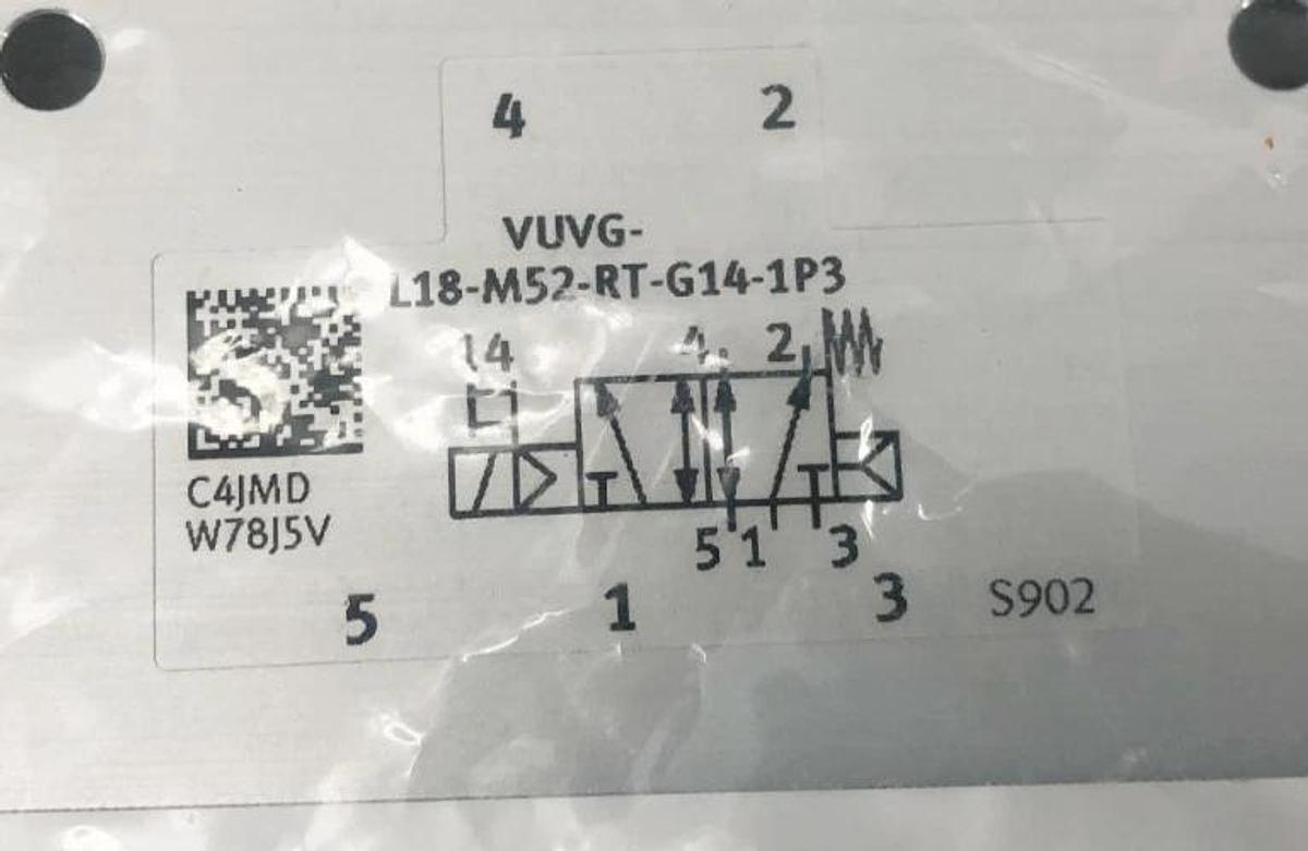 New Festo VUVG-L18-M52-RT-G14-1R8L Solenoid Valve 24VDC 8031531