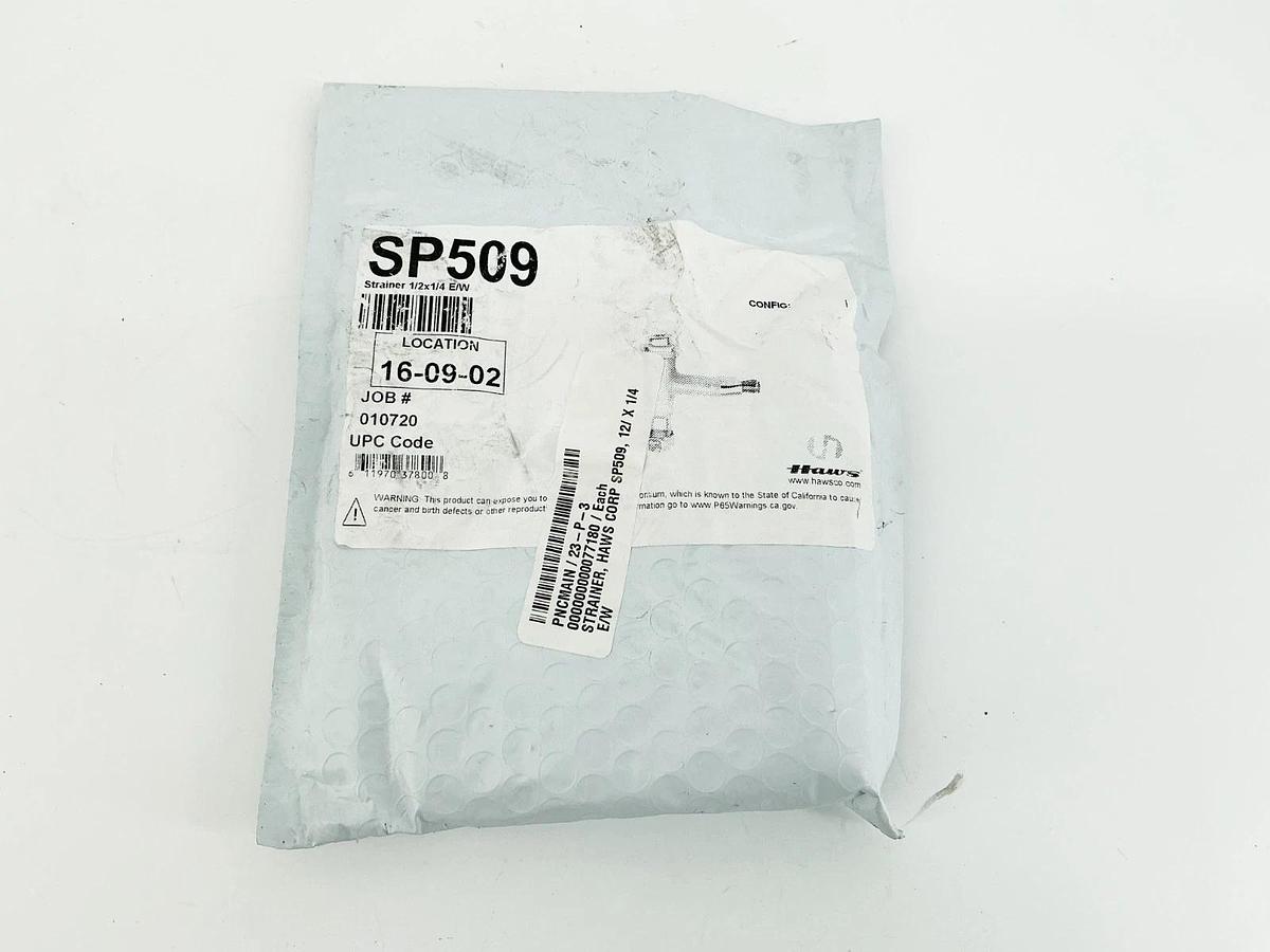 New Haws SP509 In-Line Strainer 1/2X1/4 E/W 50X50 Mesh