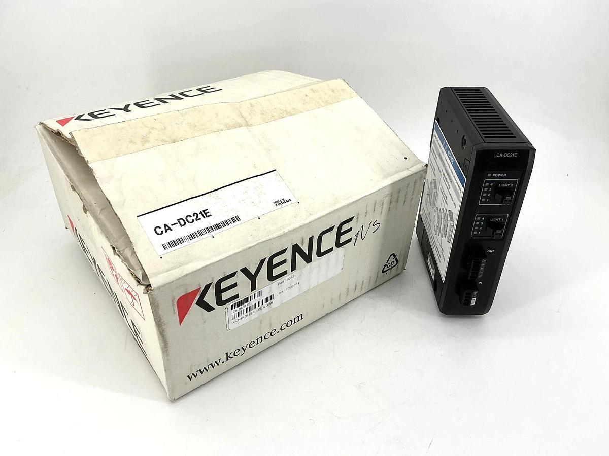 New Keyence CA-DC21E Illumination Expansion Unit 40W 3-6.5A 12-24VDC CADC21E