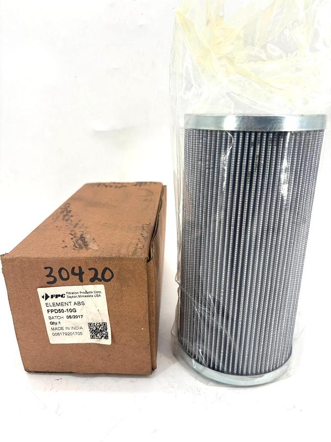 New FPC FPD50-10G Filter Element 10-Micron Microglass