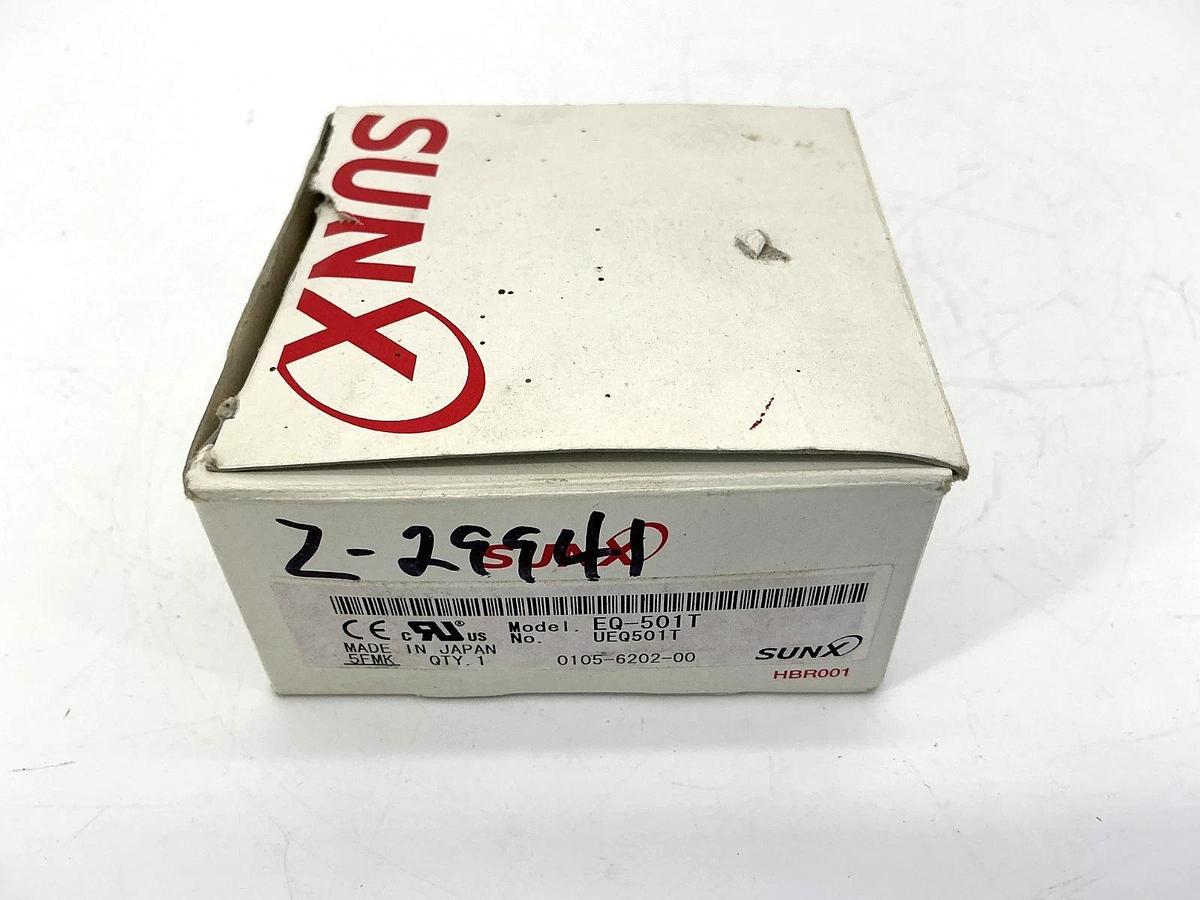 New SUNX EQ-501T Photoelectric Sensor Range: 2.5m 24-240VAC/12/240VDC UEQ501T