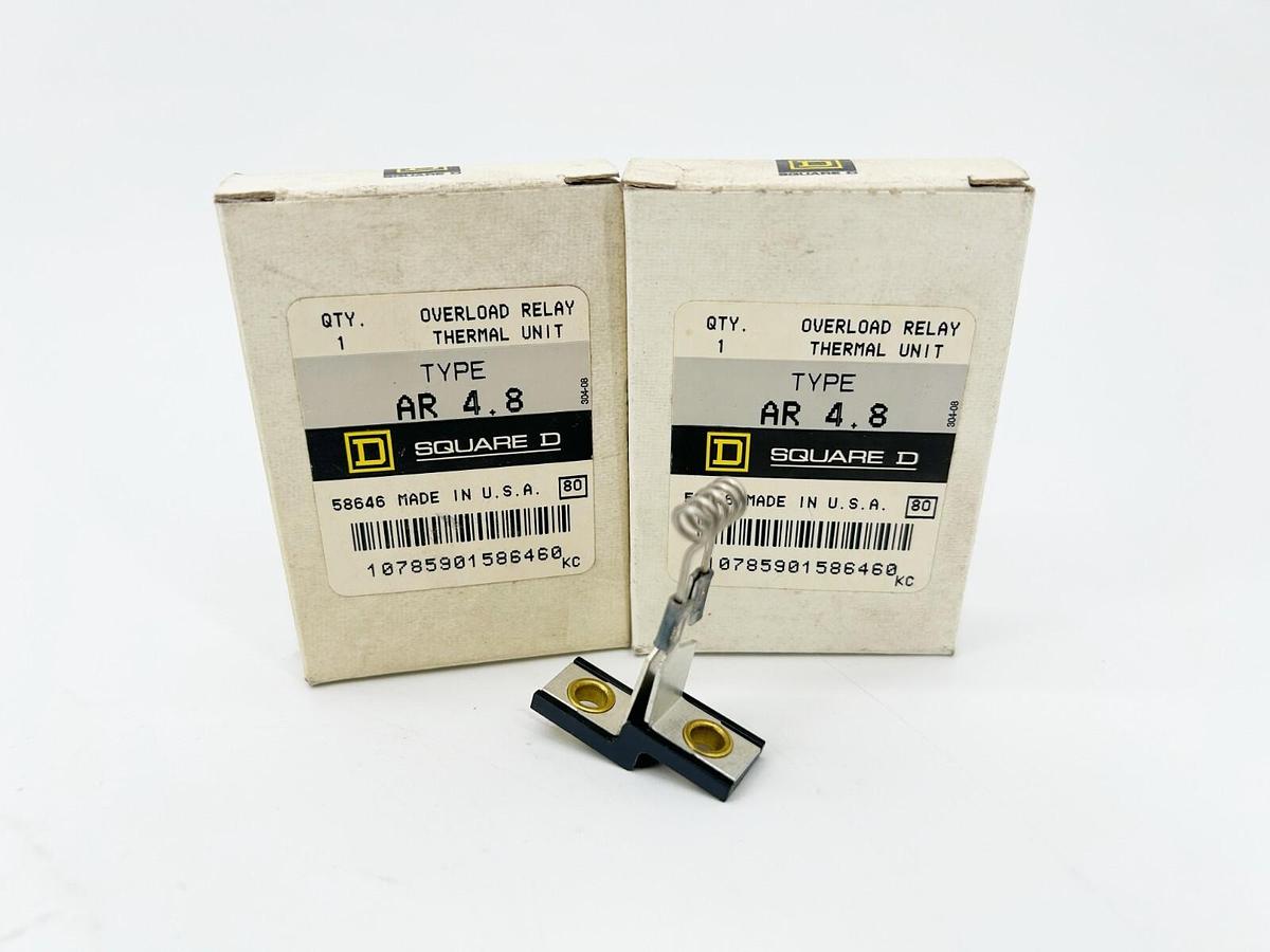 New Lot of Square D 2 AR4.8 Thermal Overload Heating Element