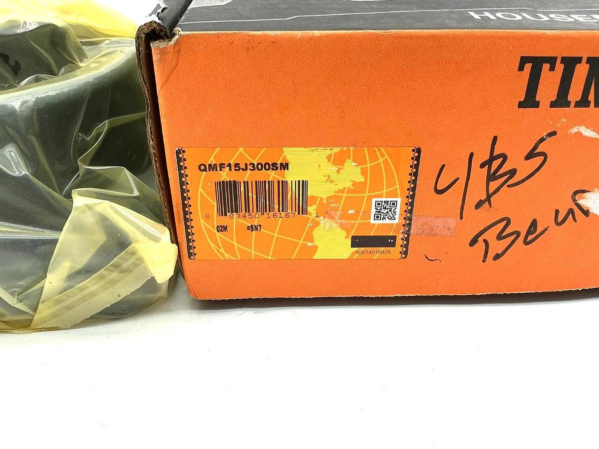 New Timken QMF15J300SM Roller Bearing 4-Bolt Flange Unit 3" ID Eccentric Collar