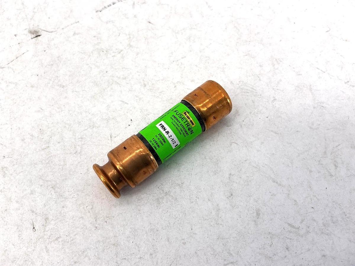 New Bussmann FRN-R-2-1/2 Fusetron Class RK5 Fuse 2-1/2A 250V Box of 10