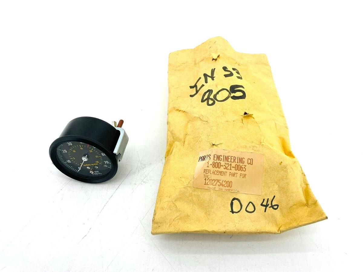 Atlas Copco 1202754200 Pressure Gauge Replacement New Surplus