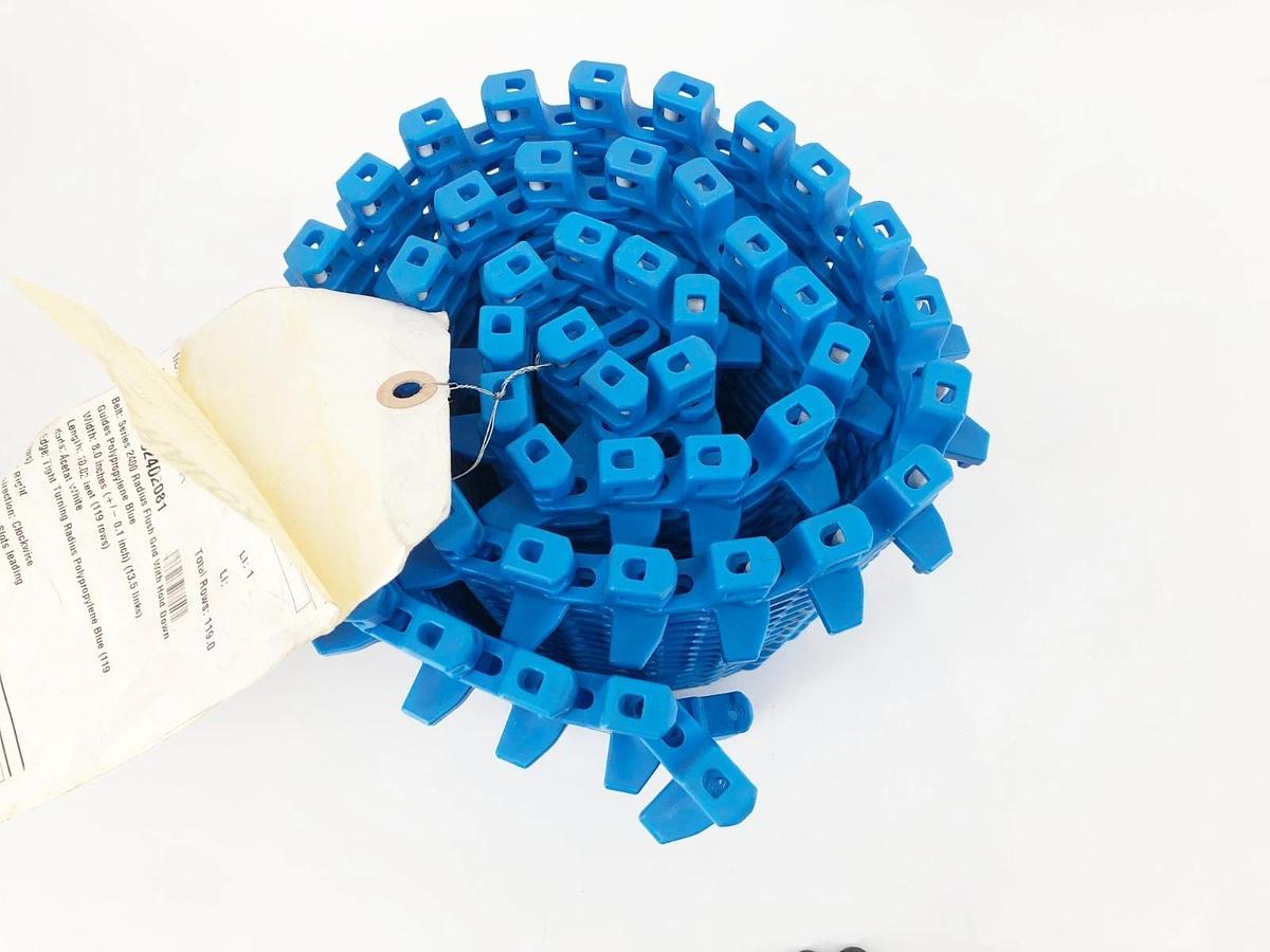 New Intralox 52402081 Belt Series 2400 8" x 46" Polypropylene Blue - No Box