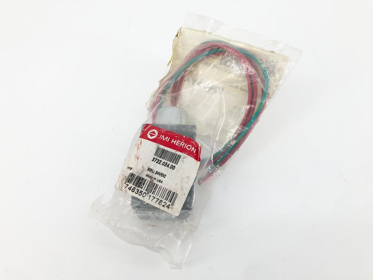 New IMI Herion 3722.024.00 Solenoid Coil 24VDC 8111710