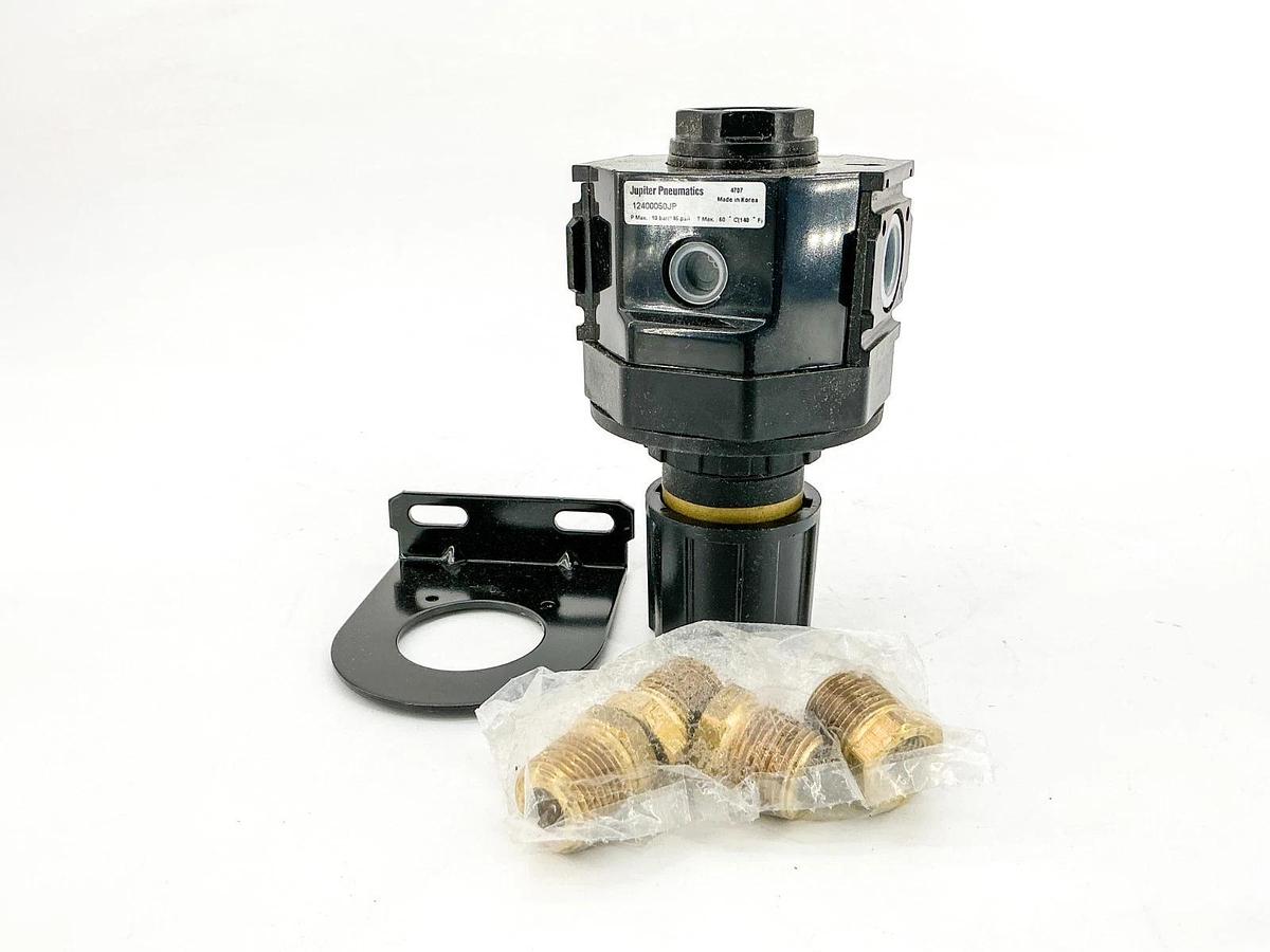 New Jupiter Pneumatics 12400050JP Pressure Regulator 145PSI 1/2" NPT