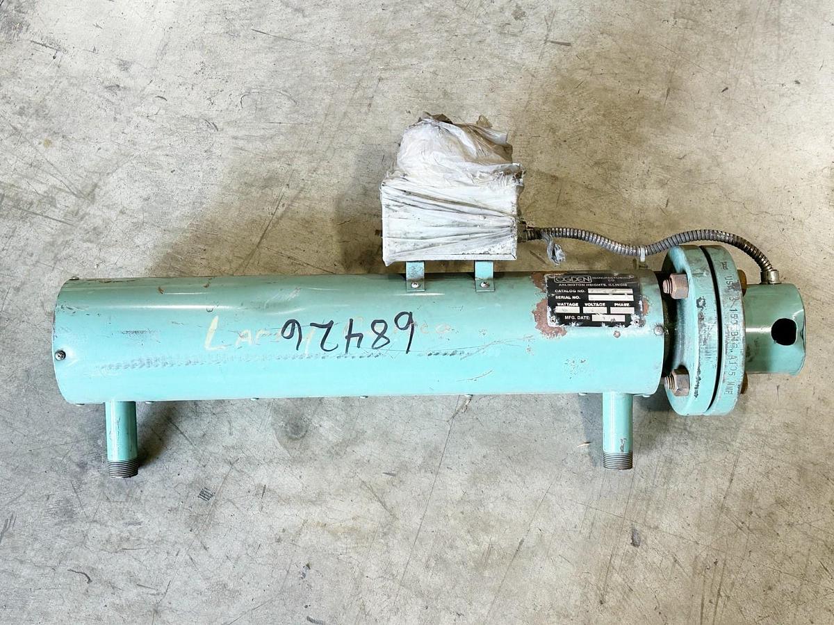 New Ogden CK3A-0309 Circulation Heater 240V 3Phase K3A-3-03-9-MI