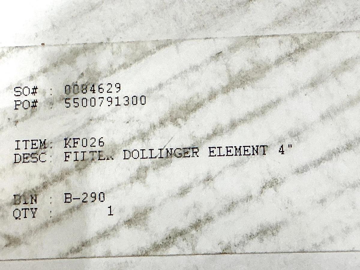 New Box SPX Dollinger 29-336K5 Filter Element 7403233 KF026