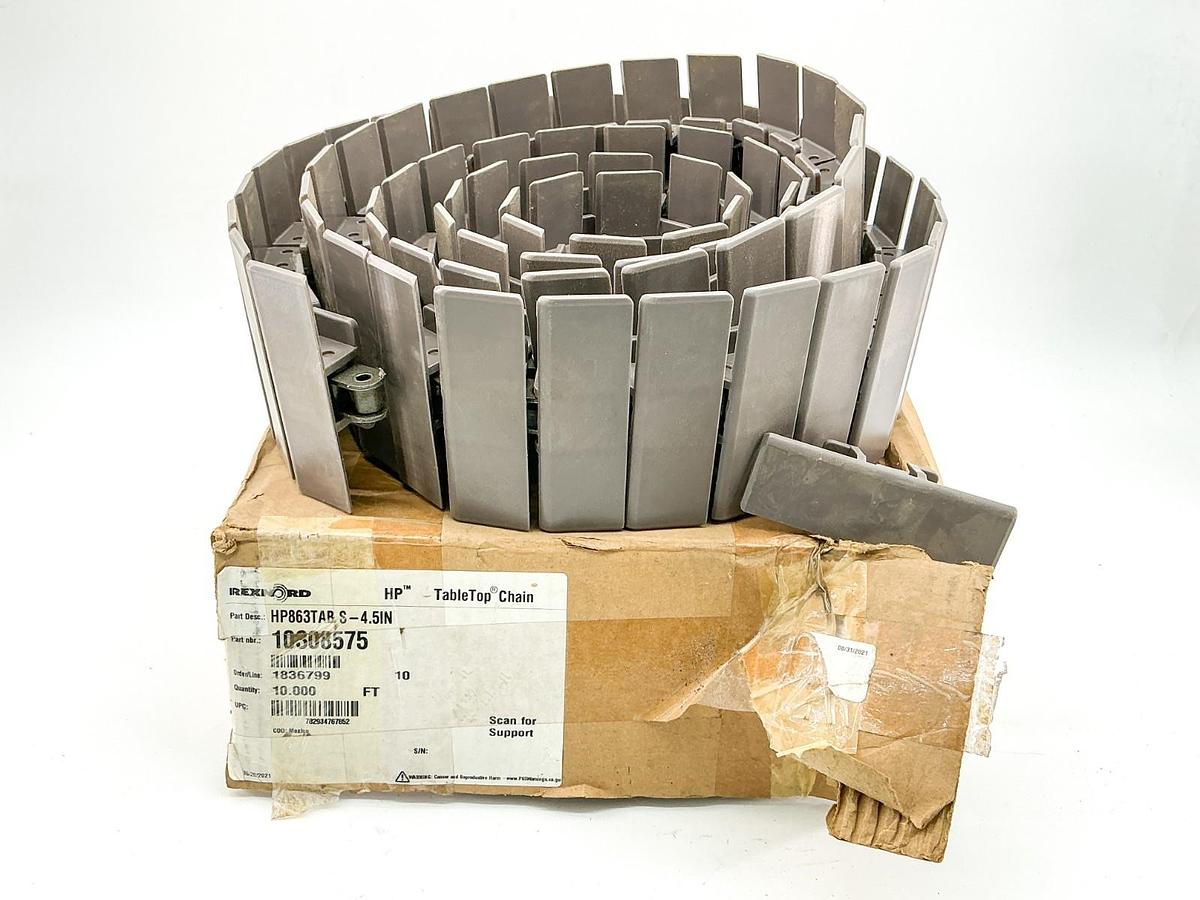 New HP863TAB S-4.5IN TableTop Chain 10FT 114.3mm Pitch 10308575
