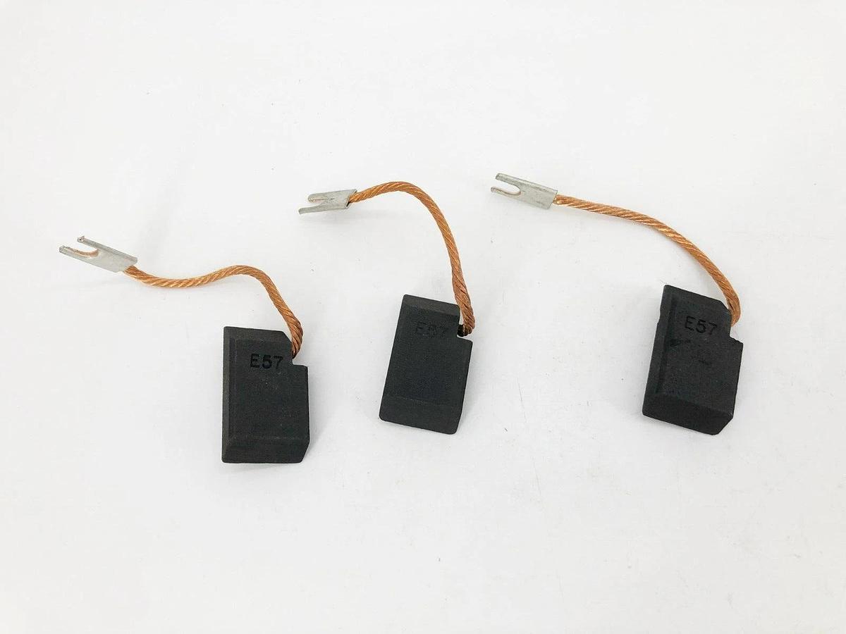 Lot of 3 New CDL-17 Carbon Brushes E57 38mm x 22mm x 9.5mm