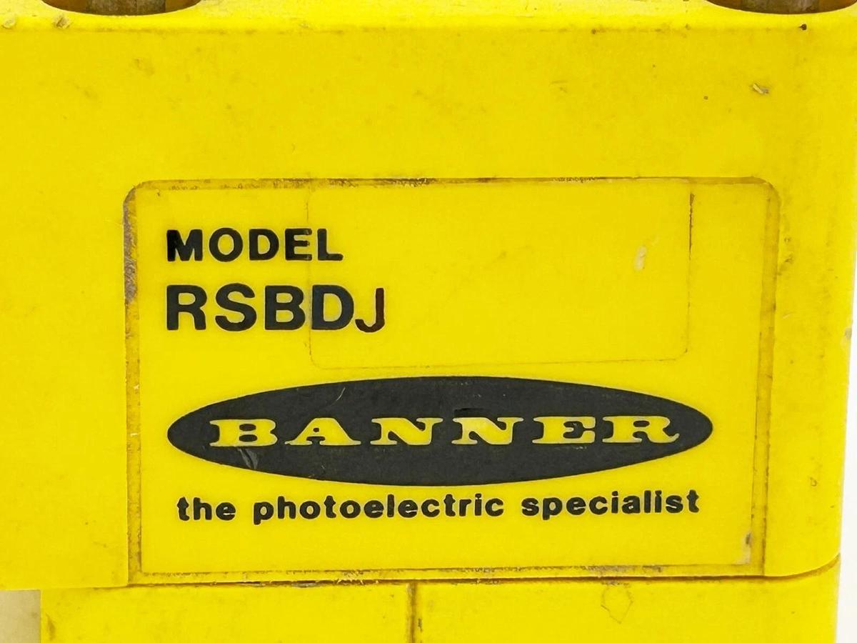 Used Banner Engineering RSBDJ Photoelectric Sensor Scanning Head Infrared
