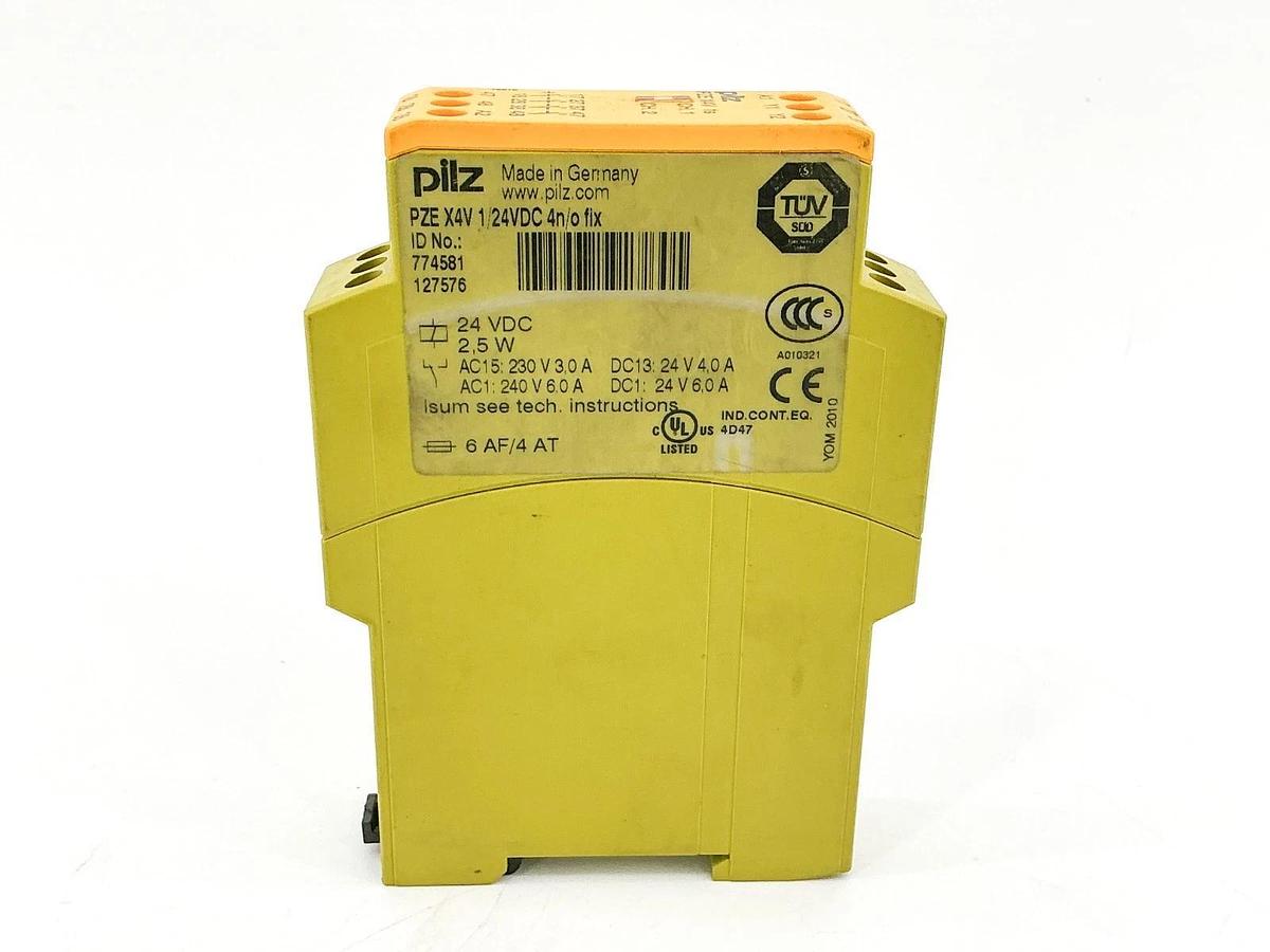 New Pilz PZEX4V1 Safety Relay 24V 2.5W PZEX4V1/24VDC4n/o FIX 774581 - No Box