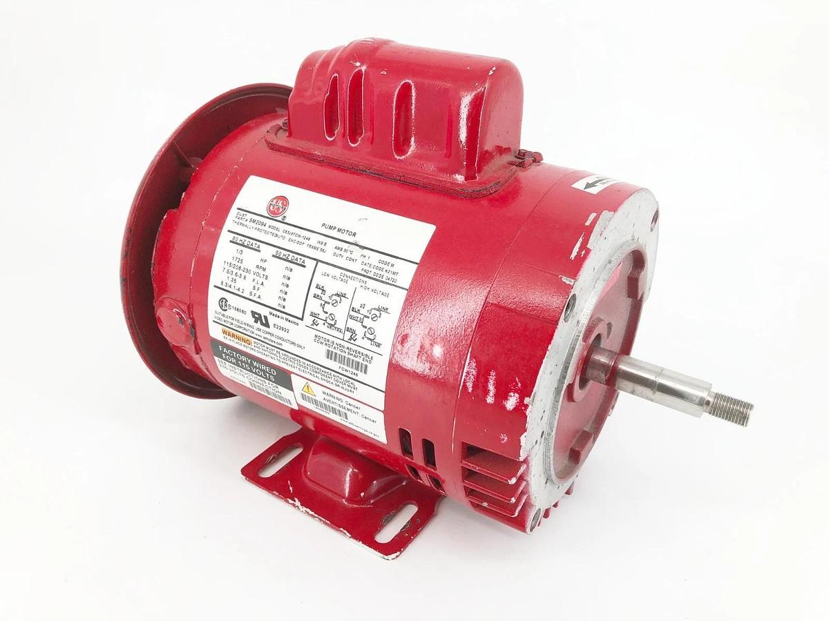 Used US Motors SM2094 C63JXFCW-1248 Pump Motor 1/3HP 115V 1725RPM 04720