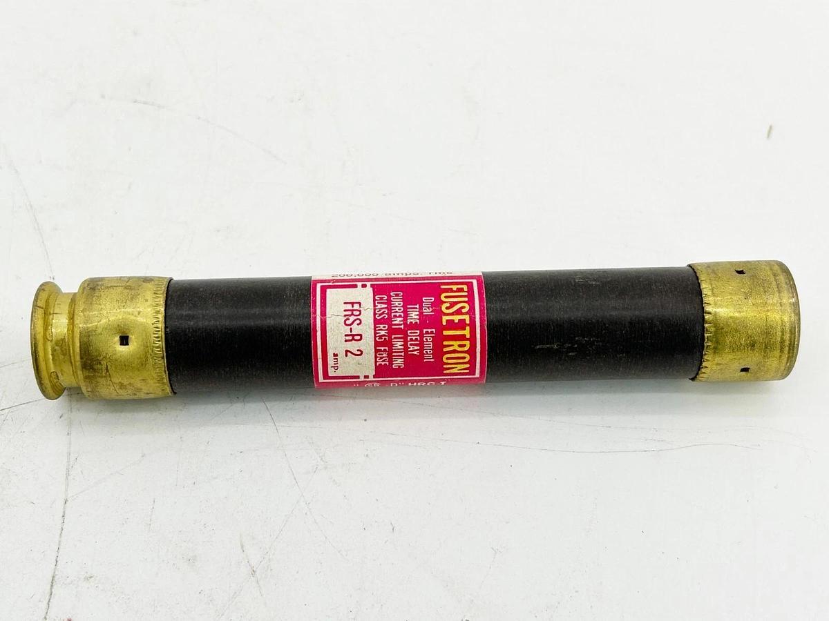 New Lot of 3 Bussmann FRS-R-2 Dual Element TIme Delay Fuse 2A 600V