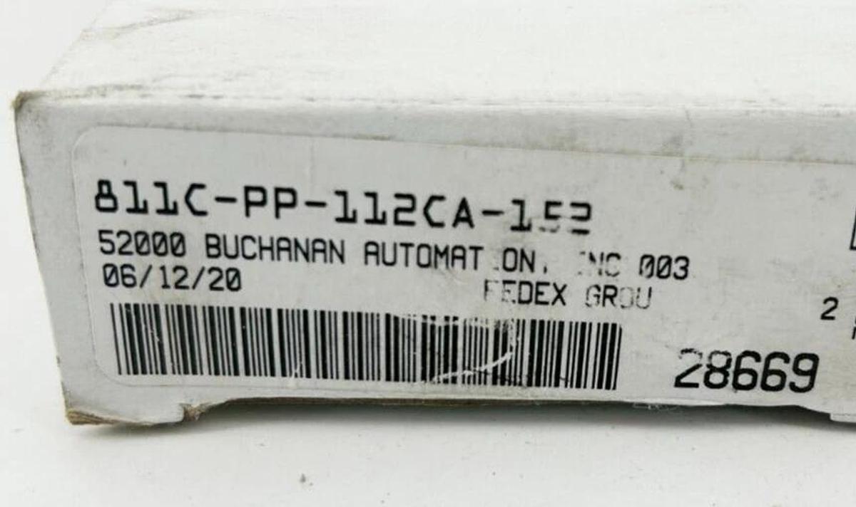 New MAC Valves 811C-PP-112CA-152 Solenoid Valve 120V 6.8W 20-150psi 28669