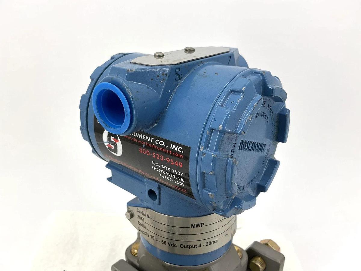Used Rosemount 3051CD2A02A1AS5B3 Pressure Transmitter 3626PSI 10.5-55VDC