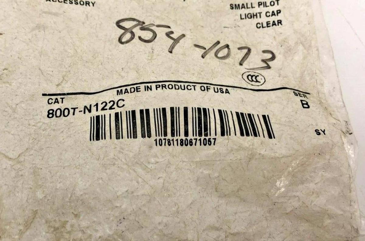Lot of 7 New Misc. Allen Bradley Pilot Light Caps 800T-N122 800T-N126