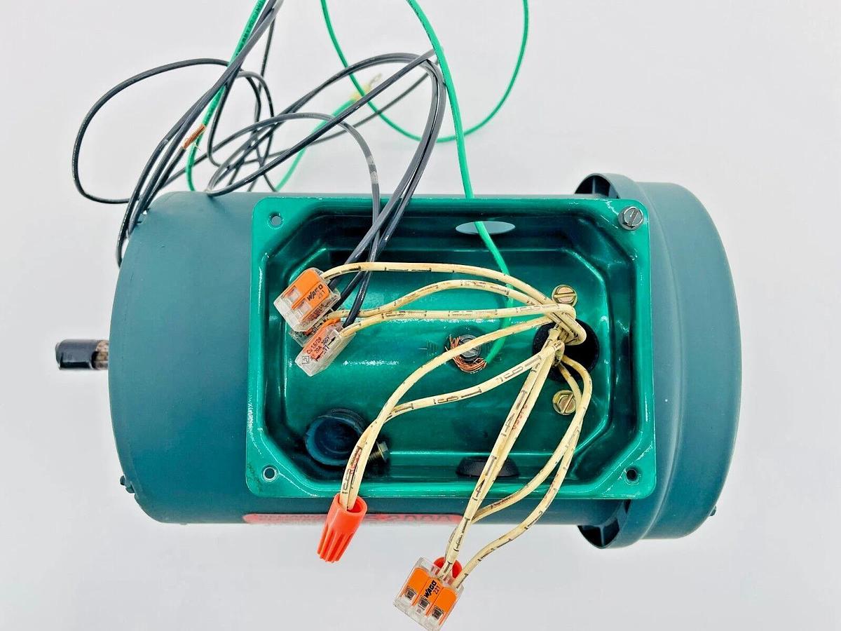 Used Reliance Electric P56H1438U-DA 5-2000 AC Motor 208-230V 5.5-6A 3450RPM 3PH 2HP