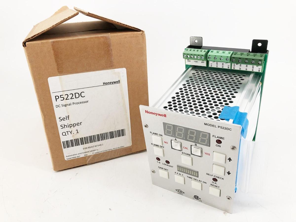 New Honeywell P522DC DC Signal Processor Main Pwr 22-26VDC Battery Pwr 22-24VDC