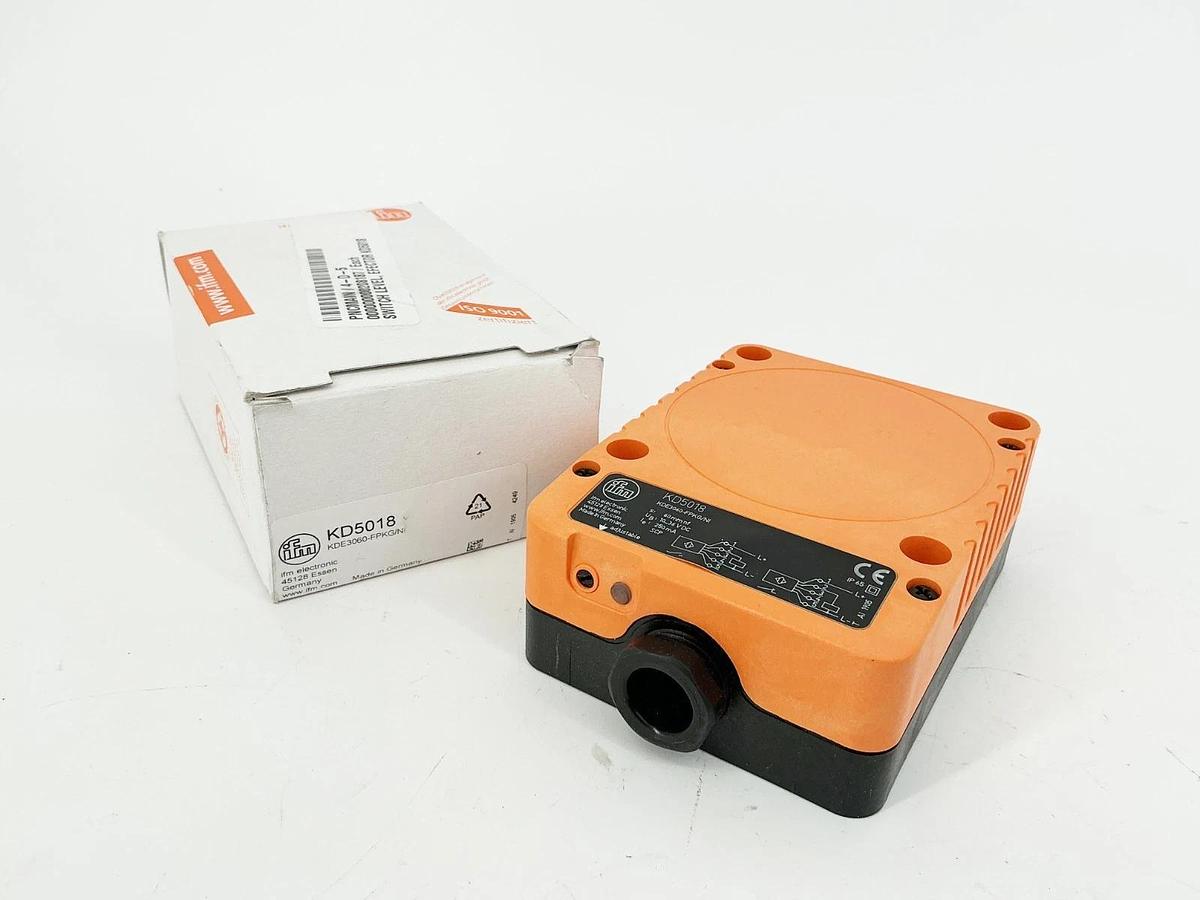 New IFM KD5018 Proximity Level Switch 10-36VDC 250mA KDE360-FPKG/NI