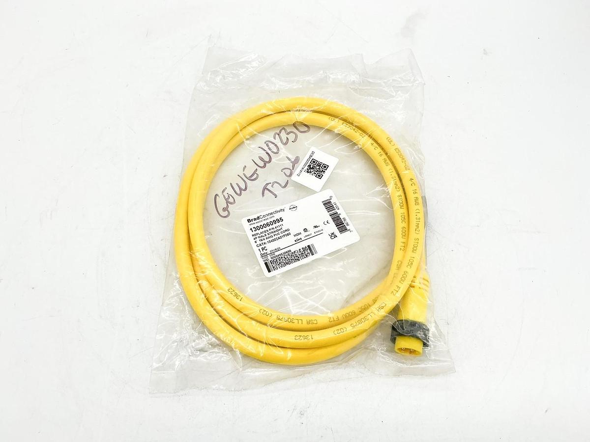 New Brad Connectivity 1300060995 Cordset 4P 6' 104002A01F060 41111