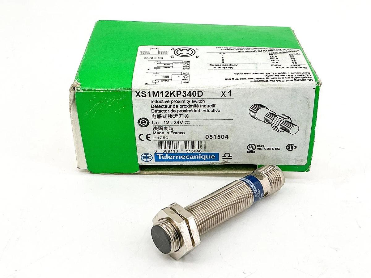 New Schneider Electric XS1M12KP340D Inductive Proximity Switch 051504 24V 051504