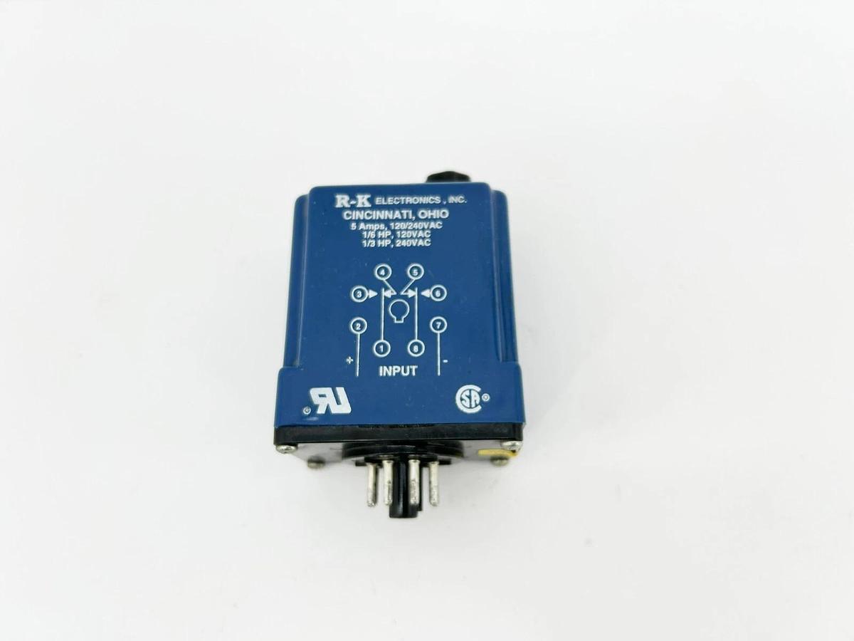 Used R-K Electronics CCB-115A-2-24H Time Delay Relay 115VAC 50/60Hz 0.24-24hr.