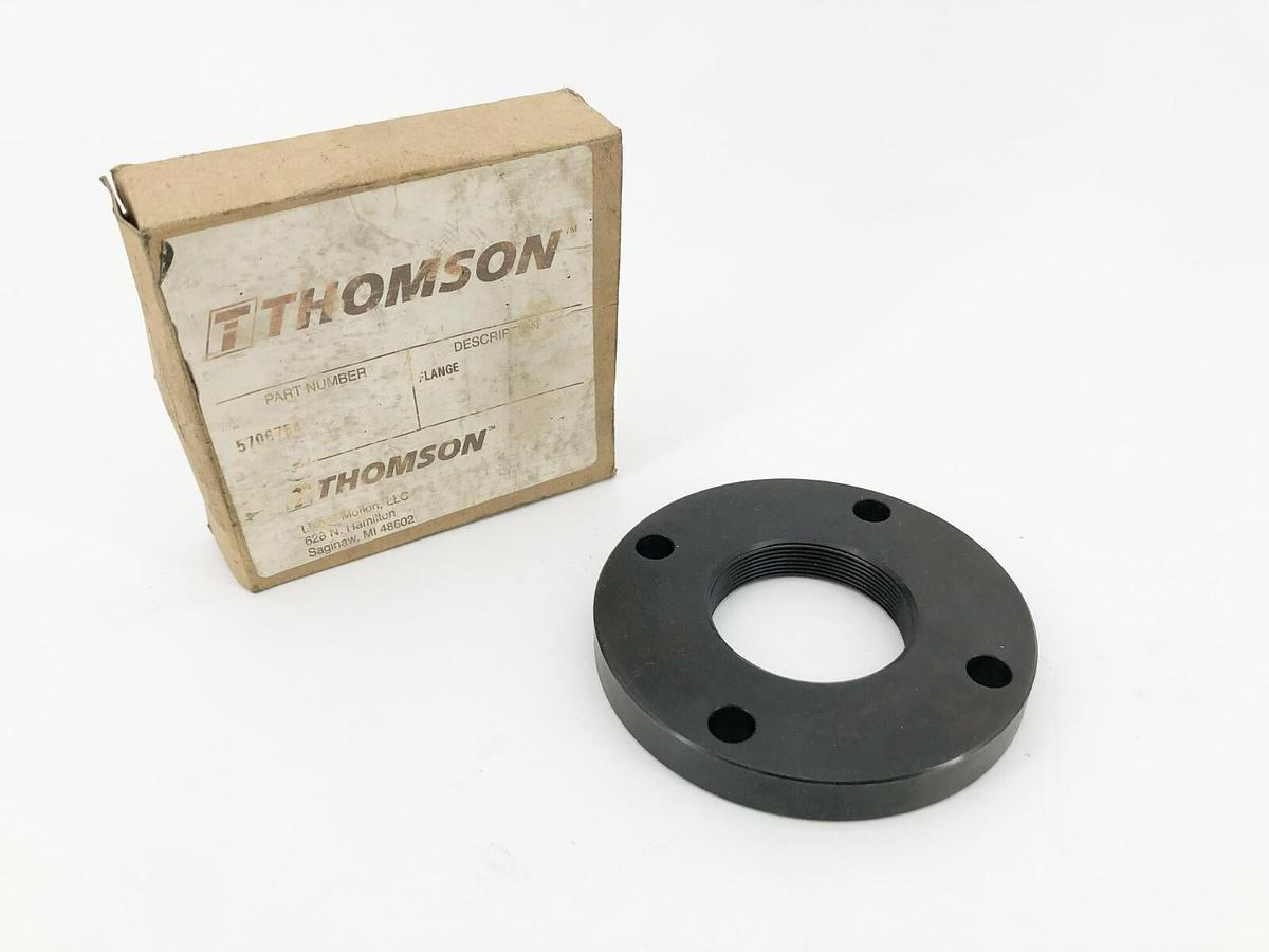 New Thomson 5706754 Ball Screw Flange 1.967-18NF-3 Inside Thread 4.2" OD