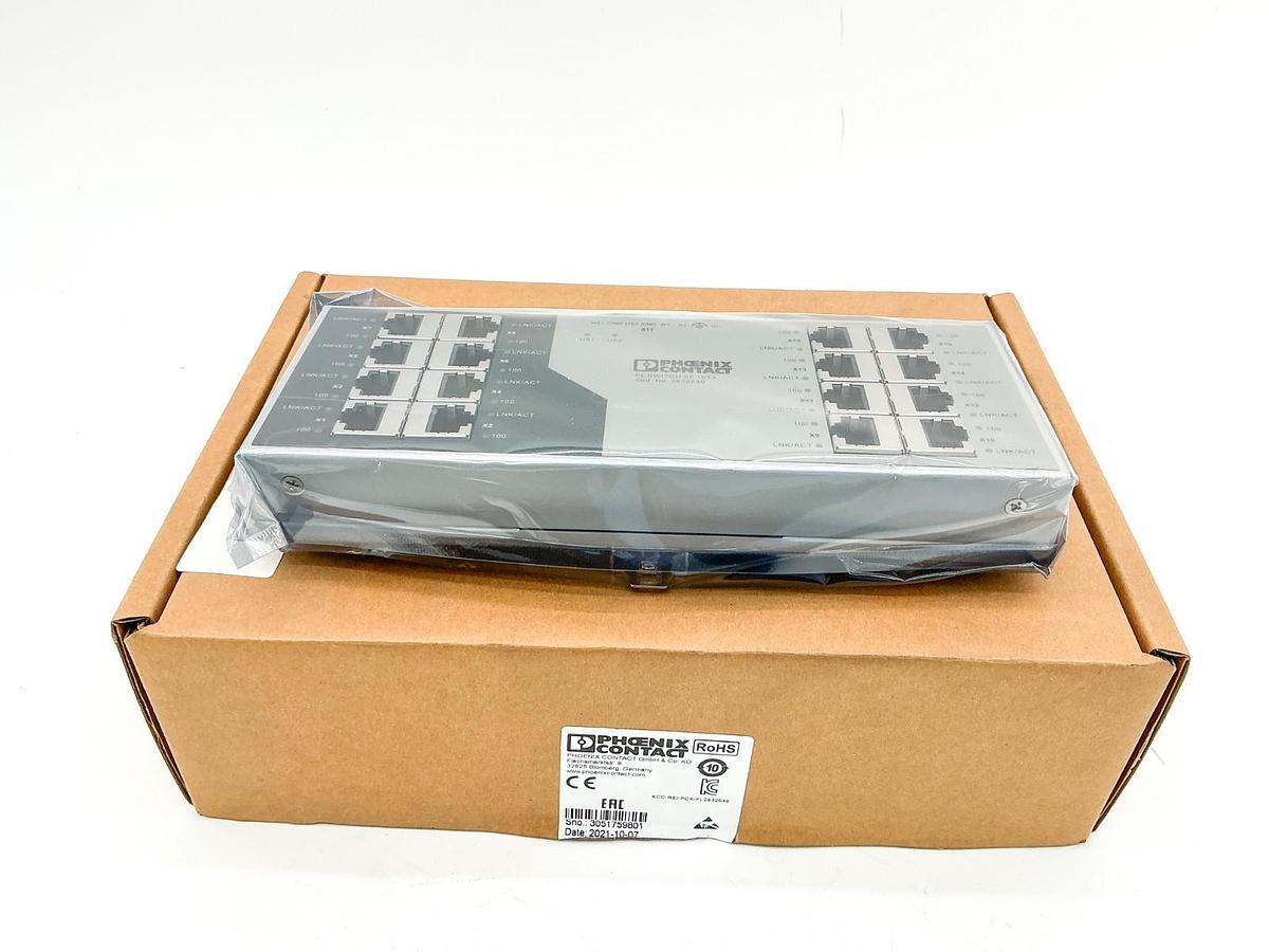 New Phoenix Contact FL Switch SF 16TX Industrial Ethernet Switch 2832849