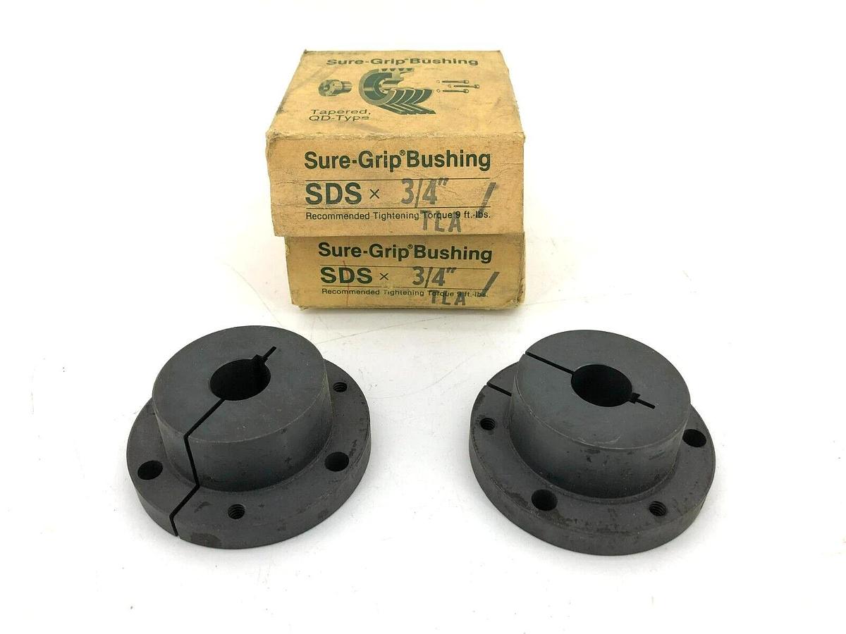 Lot of 2 New TB Woods SDSX3/4 QD Bushings 3/4" Bore (No Hardware)