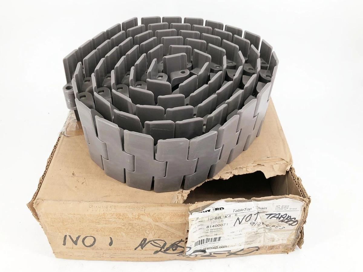 New Rexnord HP882K4.5 TableTop Chain 10 FT. 81400071
